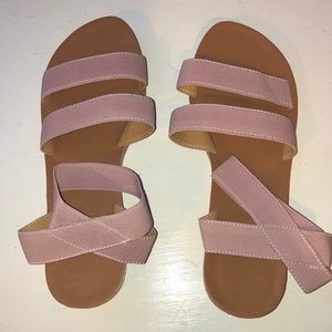 Pink sandals